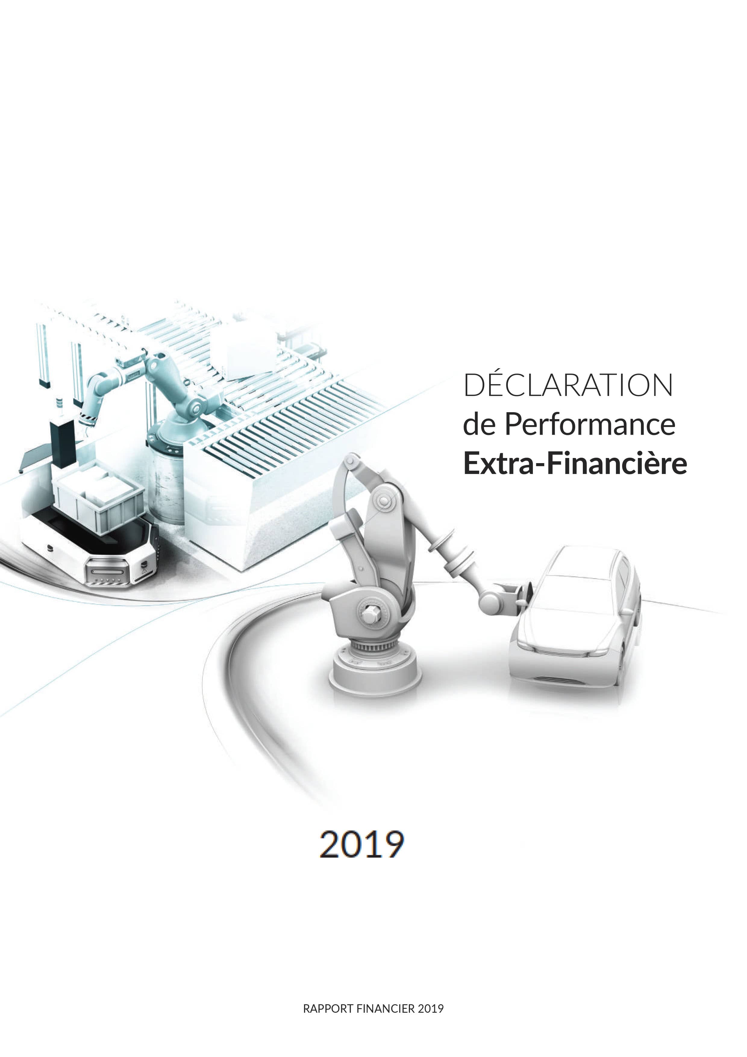 Non-Financial Performance Statement 2019